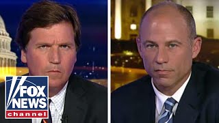 Tucker and Avenatti trade blows in explosive interview [upl. by Renita]