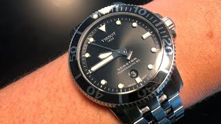 Affordable Quality Diver  TISSOT SEASTAR 1000 Automatic [upl. by Nie]