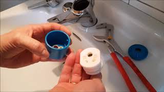 Wasserhahn reparieren und entkalken Einhebelmischer How to repair a water tap Tap washer [upl. by Idnod426]