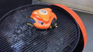 Grillbot Automatic Grill Cleaner Robot Review [upl. by Crowns]