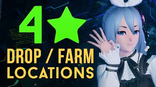 【PSO2NGS】4☆ Weapons amp Gear Farming Locations Guide  Weapon Series Analysis [upl. by Colley]