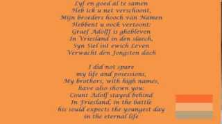 NEW VERSION The Wilhelmus  Full 15 verses translated into English [upl. by Gnahc]