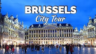 BRUSSELS City Tour  Belgium [upl. by Herra]