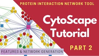 Cytoscape Tutorial  Features amp Network Generation  Part2 [upl. by Arocal812]