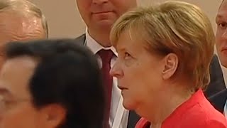 How Merkels eye rolls betray her true feelings on allies [upl. by Harol204]