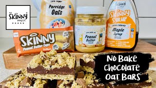 No Bake Chocolate Oat Bars [upl. by Arrat]