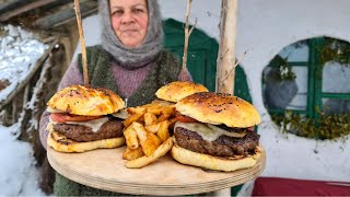 Homemade Lamb Burger Perfect Recipe for Meat Lovers 🍔 🔥 [upl. by Salb]