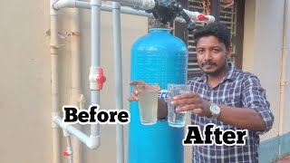 Water Filter  Iron Removal Water Filter From Vessel Filter  Vessel Filter Installation Full Video [upl. by Nette]