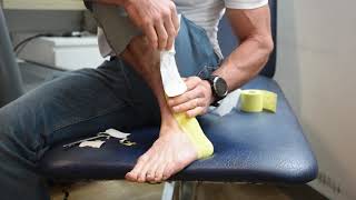 Peroneal Tendinopathy Kinesiology Taping Technique [upl. by Regazzi]