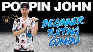 Beginner Tutting Combo Dance Moves Tutorials Poppin John  MihranTV MIHRANKSTUDIOS [upl. by Ykciv]