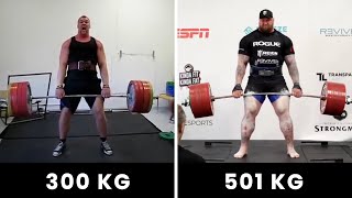 Road to 501 KG World Record  My BEST deadlifts 11 years of training [upl. by Inimod]