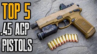 Top 10 Best 45 ACP Pistols In The World 2021 [upl. by Anauq]