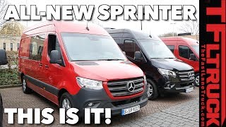 2019 MercedesBenz Sprinter Cargo Passenger and Chassis Cab Van Review [upl. by Nalepka]