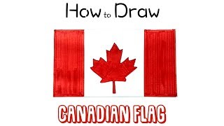 How to Draw the Canadian Flag [upl. by Ynaffad216]