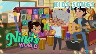 Ninas World Deck The Halls Lyric Music Video  Universal Kids [upl. by Bastian375]