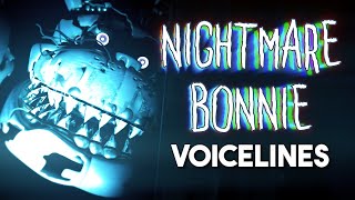 Nightmare Bonnie Voice Lines fanmade voices [upl. by Deland]