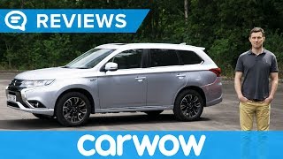 Mitsubishi Outlander PHEV 2018 SUV indepth review  carwow Reviews [upl. by Ateikan227]