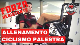 Allenamento ciclismo palestra la forza resistente [upl. by Sitoeht]