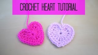 CROCHET heart tutorial  Bella Coco [upl. by Horatius494]