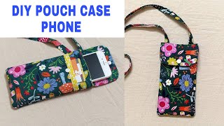 Pouch Case Phone  Easy Bag Sewing Ideas [upl. by Tobye]