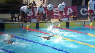 Sarah Sjöström World Record 50m Fly 2443 [upl. by Annasoh]