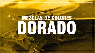 COMO HACER EL COLOR DORADO 🥇 Mezclas de Colores Paso a Paso [upl. by Leilamag]