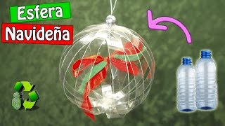 Adornos Navideños con botellas de plástico ☃ Reciclaje Ecobrisa [upl. by Ahsile126]