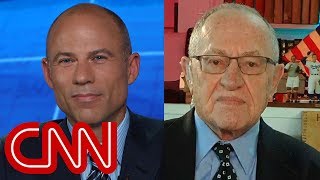 Michael Avenatti Alan Dershowitz debate gets personal [upl. by Arihk]