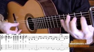 Flamenco Guitar Lesson W TABS  Buleria Falseta 6  Diego de Oro [upl. by Vallie855]