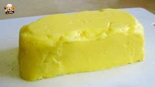 HOW TO MAKE HOMEMADE BUTTER IN 3 MINUTES RECIPE [upl. by Canon943]