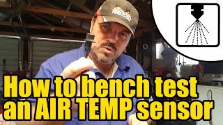 How to test an Air Temperature Sensor 1205 [upl. by Head]