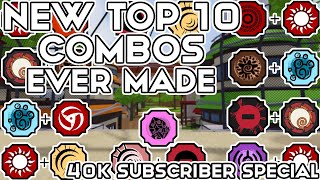 The NEW TOP 10 COMBOS In Shindo Life  Top 10 Combos In Order  Shindo Life Combos  40k Special [upl. by Adelaide30]