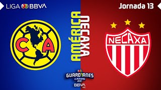 Resumen y Goles  América vs Necaxa  Liga BBVA MX  Guard1anes 2021  Jornada 13 [upl. by Elawalo]