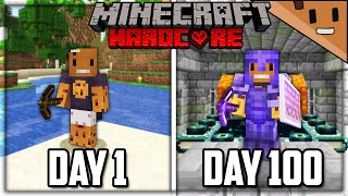 I Survived 100 Days in HARDCORE Minecraft Heres What Happened [upl. by Nestor]