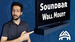 How To Wall Mount A Soundbar Easy Method [upl. by Sinnod441]