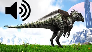 ARK  Acrocanthosaurus Roar Sound Effect SFX [upl. by Doownil]