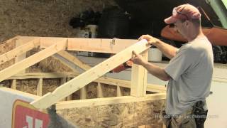 How To Build A Shed  Part 3 Building amp Installing Rafters [upl. by Waldon277]