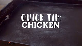 Quick Tip How to Cook Chicken  Blackstone Griddle [upl. by Lynus]