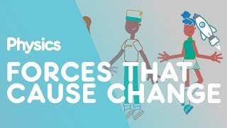 Forces That Cause Change  Forces amp Motion  Physics  FuseSchool [upl. by Kovar617]