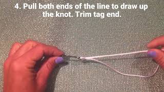 Fishing Knots How Tie a Palomar Fishing Knot [upl. by Chak]