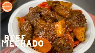 Beef Mechado Recipe  Beef Stew  Mechadong Baka  Easy to Follow Recipe [upl. by Kerr]