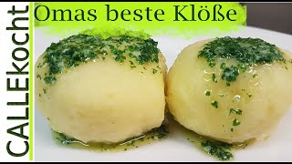 Omas Kartoffelklöße selber machen  Das Rezept  lecker und einfach [upl. by Einittirb]