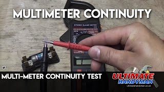 MultiMeter continuity test [upl. by Osana]