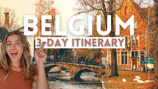 Belgium 3Day Itinerary Brussels Bruges amp Ghent [upl. by Poucher]