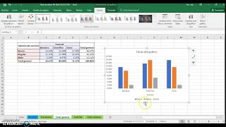 Tablas Cruzadas y gráficos comparativos EXCEL parte 1 [upl. by Asecnarf]