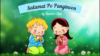 Prayer Song Salamat Po Panginoon by Teacher Cleo [upl. by Iamhaj218]