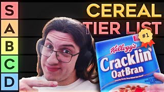 My DEFINITIVE Cereal Tier List [upl. by Esdnyl]