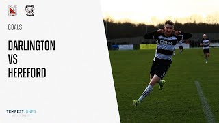 Goals Darlington v Hereford [upl. by Affay117]