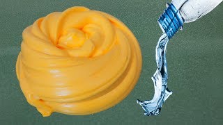 Water Slime 3 💦 No Glue No Borax 💦 Testing Water Fluffy Slime Recipes [upl. by Anidene]