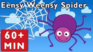 Eensy Weensy Spider and More  Nursery Rhymes from Mother Goose Club [upl. by Enoch]